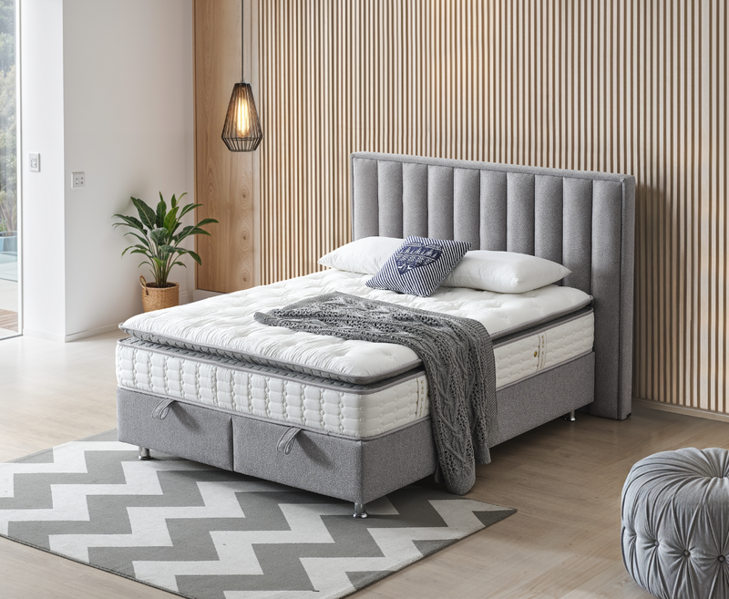 Legatie 6ft Ottoman Bed Frame - Grey