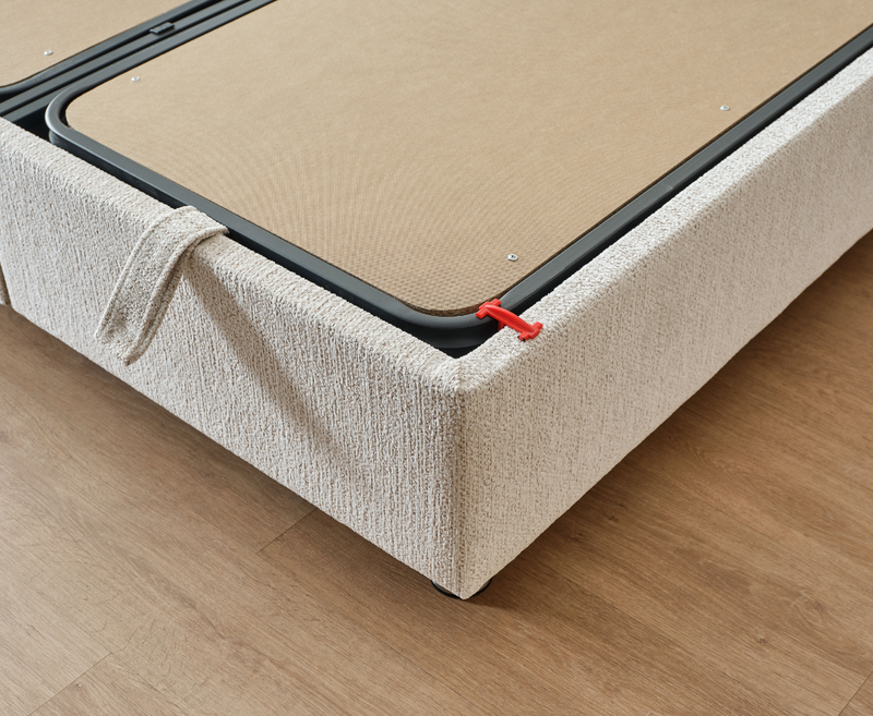 Legatie 4ft6 Ottoman Bed Frame - Beige