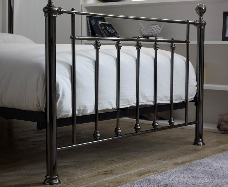 Leo Metal 5ft Kingsize Bed Frame