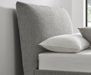 Luna Pillow 4ft6 Double Bed Frame - Dove Grey