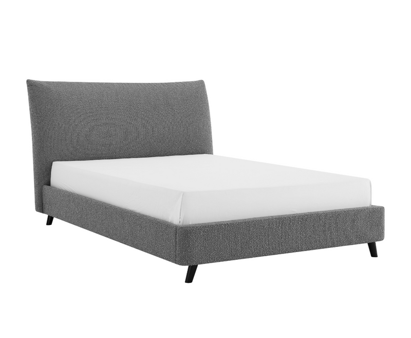 Luna Pillow 5ft Kingsize Bed Frame - Dove Grey
