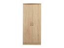 Lungo Mid Oak 2 Door Robe Hanging