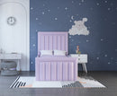 Luxe 3ft Ottoman Bed Frame - Baby Pink