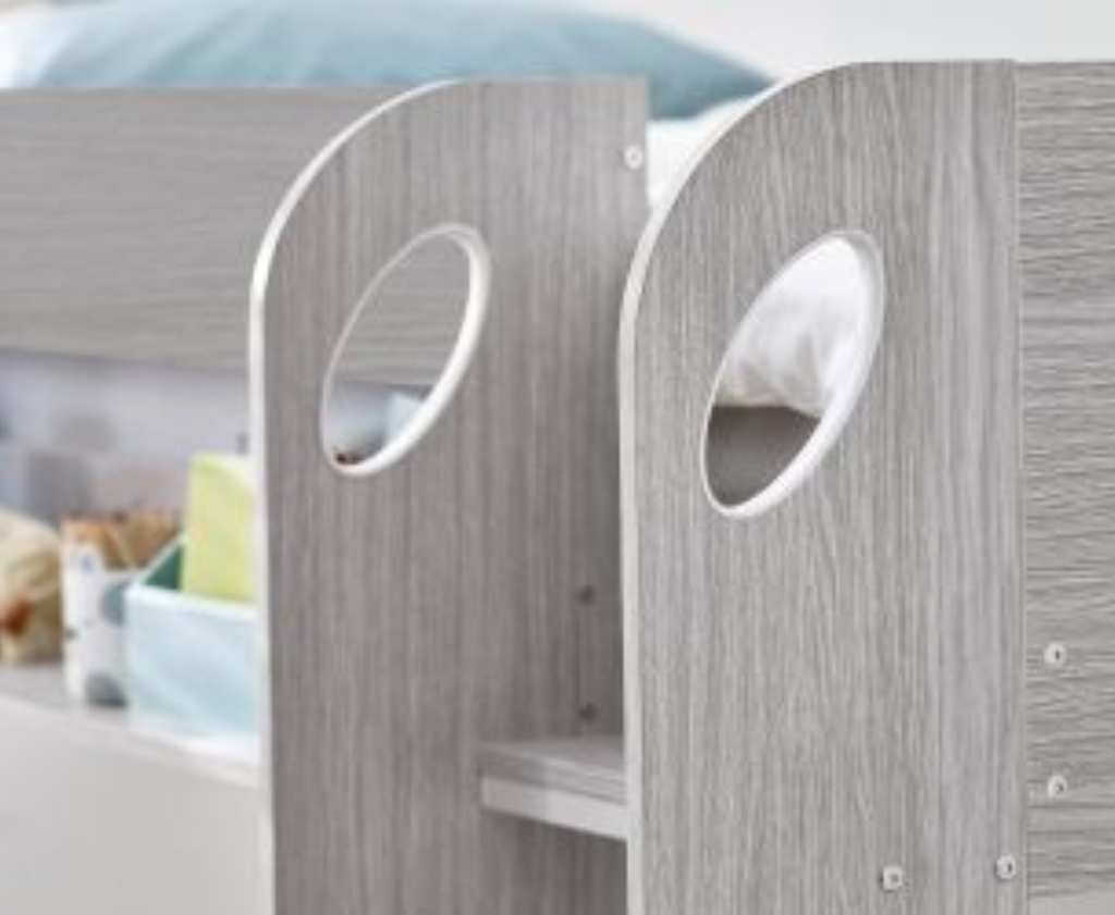 Bunk Mark Mark Bunk and Underbed - Grey Oak