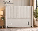 Molly 5ft Kingsize Ottoman Bed - Beige