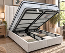 Molly 5ft Kingsize Ottoman Bed - Beige