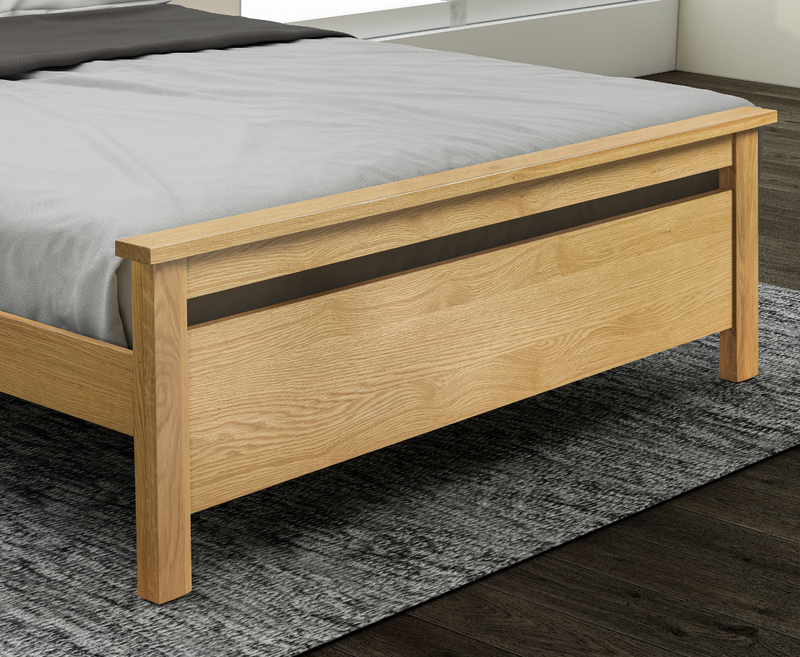 Nero 6ft Superking Bed Frame - Oak