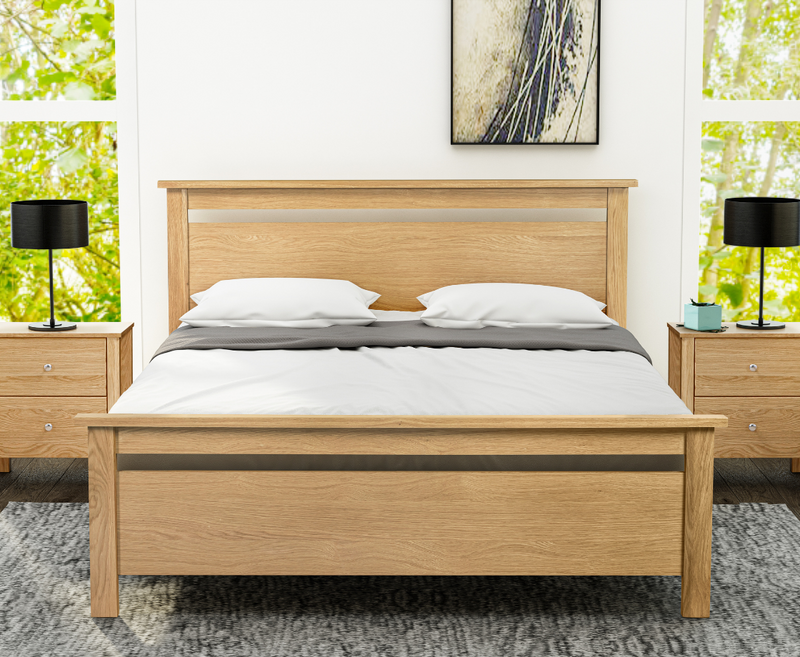 Nero 6ft Superking Bed Frame - Oak