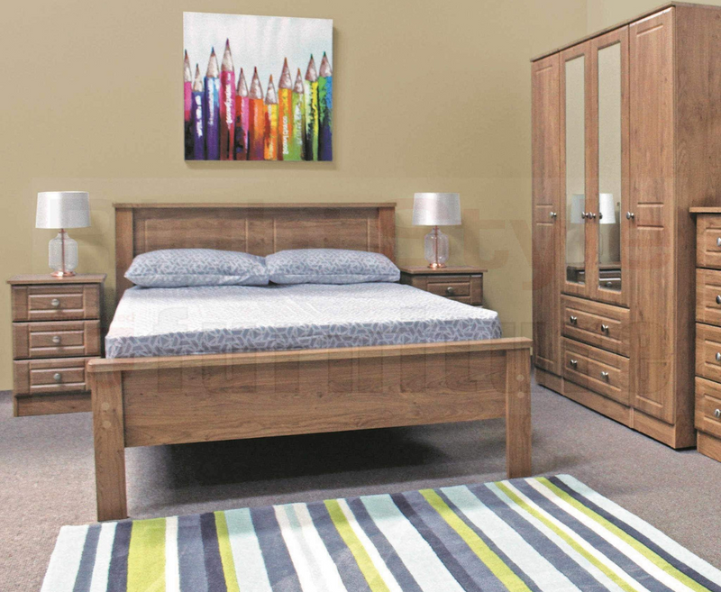 Nore 2 Door Hanging + Mirror 1000mm Wide Robe