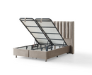 Notte 5ft Ottoman Bed Frame - Mink