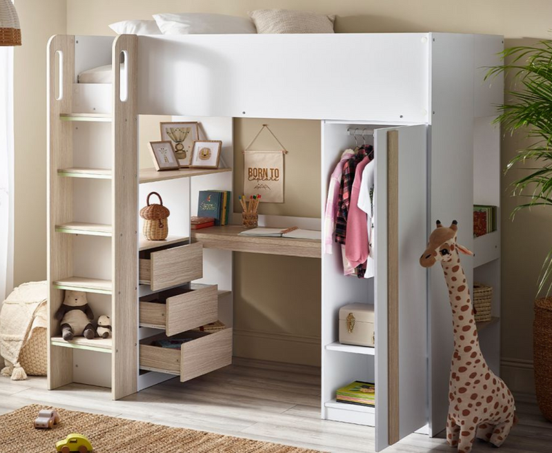 Ocean Highsleeper - White|Oak