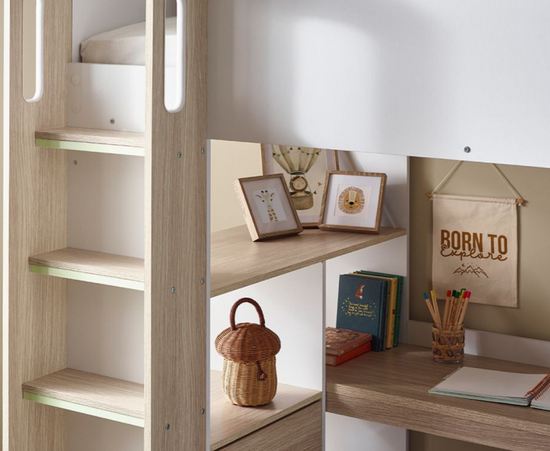 Ocean Highsleeper - White|Oak