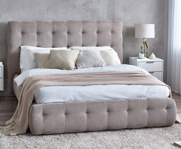 Odette 5ft Kingsize Bed Frame - Taupe