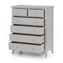 Opal 4+2 Chest - Dove Grey