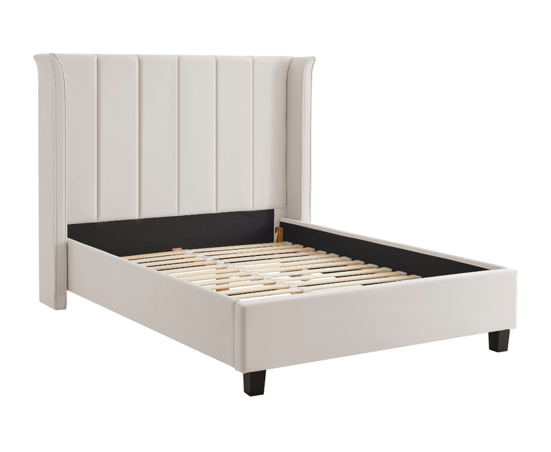 Polaris 4ft6 Double Bed Frame - Beige