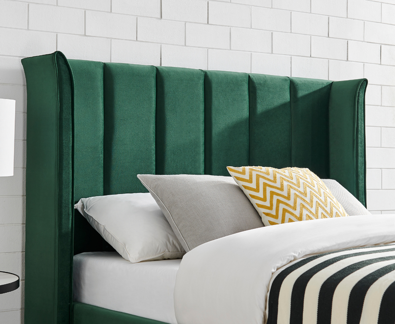 Polaris 4ft6 Double Ottoman Bed Frame - Emerald