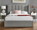 Polaris 5ft Kingsize Ottoman Bed Frame - Silver