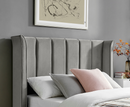 Polaris 5ft Kingsize Ottoman Bed Frame - Silver