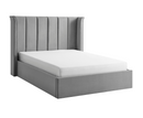 Polaris 5ft Kingsize Ottoman Bed Frame - Silver