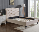 Riley 4ft6 Double Bed Frame - Cream