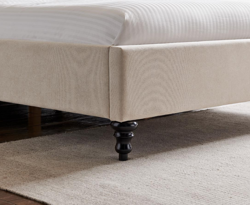 Riley 4ft6 Double Bed Frame - Cream