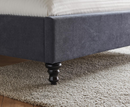 Riley 5ft Kingsize Bed Frame - Dark Grey
