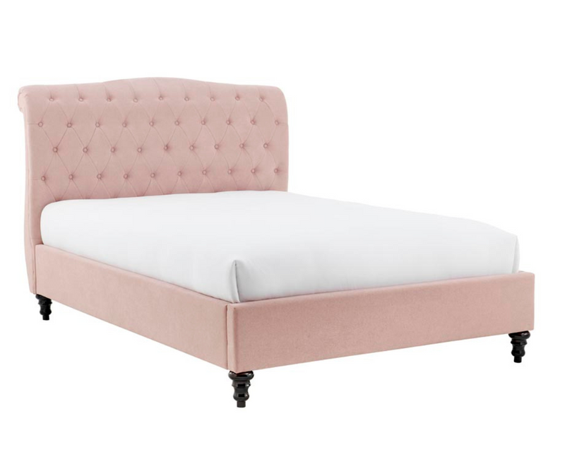 Riley 5ft Kingsize Bed Frame - Baby Pink