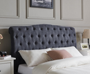 Riley Storage 5ft Kingsize Bed Frame - Dark Grey
