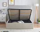 Riley Storage 4ft6 Double Bed Frame - Cream