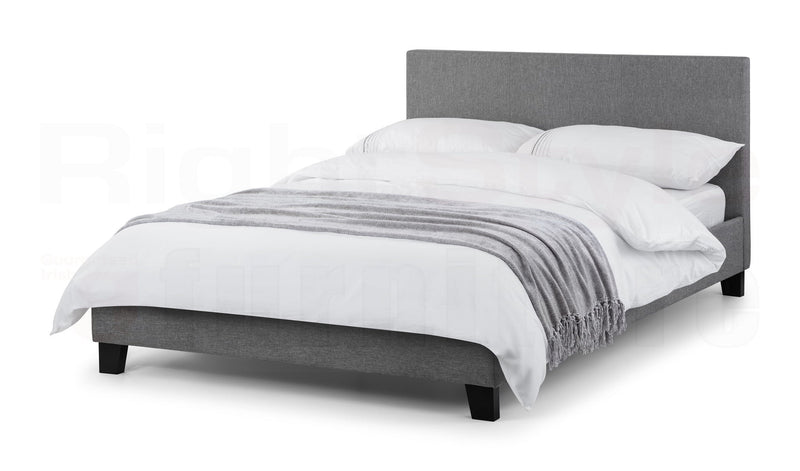 Ruben Lift-Up Storage Bed In Linen Fabric 150Cm