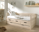 Sleepz Captain Bed with Drawers - Milky Pine
