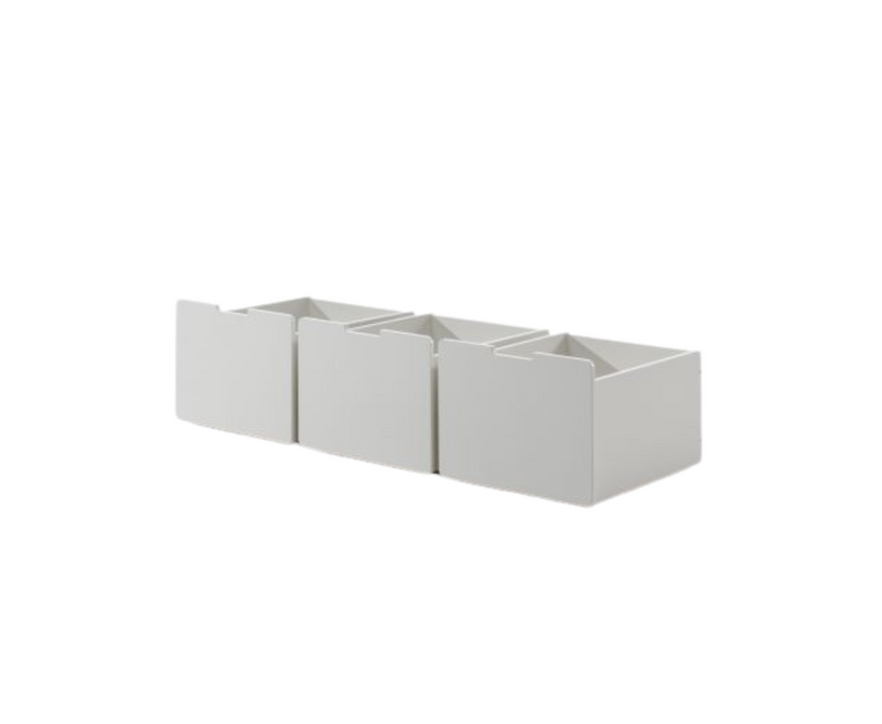 Snowy Midsleeper with Ladder - White