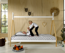 Tipi Bed 90x200cm without gate - White