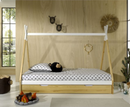 Tipi Bed 90x200cm without gate - White