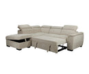 Verity LHF Sofa Bed - Beige
