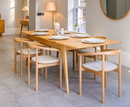 Bronwyn 1.5m Extending Dining Table - Light Oak
