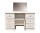 Boyne Dressing Table Double Pedestal