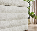 Hailey Storage Bench Ottoman - Ivory