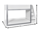 Joy Bunk Bed - White