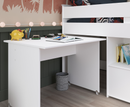 Reversa Midsleeper Bed Frame - White