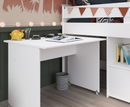 Reversa Midsleeper Bed Frame - White