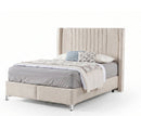 Roma 6ft Superking Ottoman Bed Frame - Beige