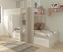 Supreme Bunk Bed - Grey Oak
