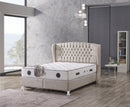 Venus 5ft Kingsize Ottoman Bed Frame - Beige