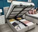 Viera 4ft6 Double Ottoman Bed Frame - gREY