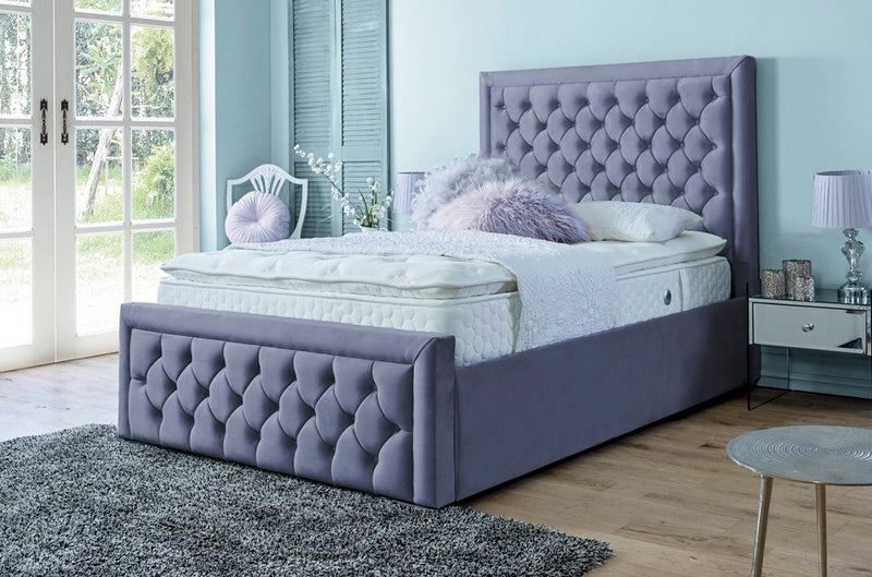 Lewis 3ft Single Bed Frame- Naples Grey