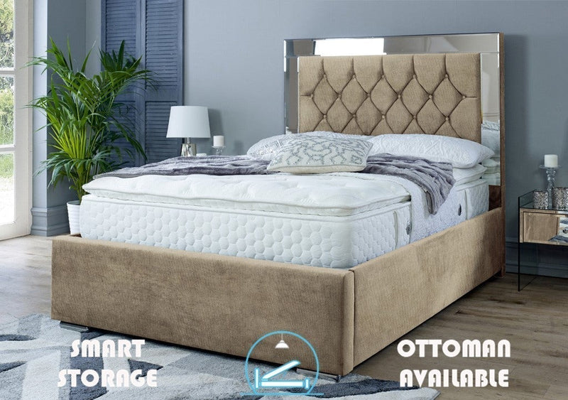 Dormer 6ft Superking Bed Frame- Velvet Steel