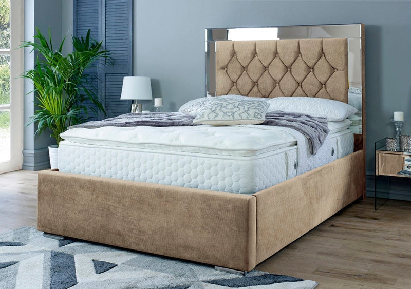 Dormer 6ft Superking Bed Frame- Velvet Steel