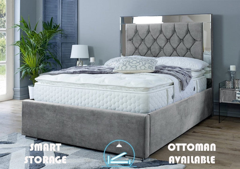 Dormer 5ft Kingsize Bed Frame- Naples Silver