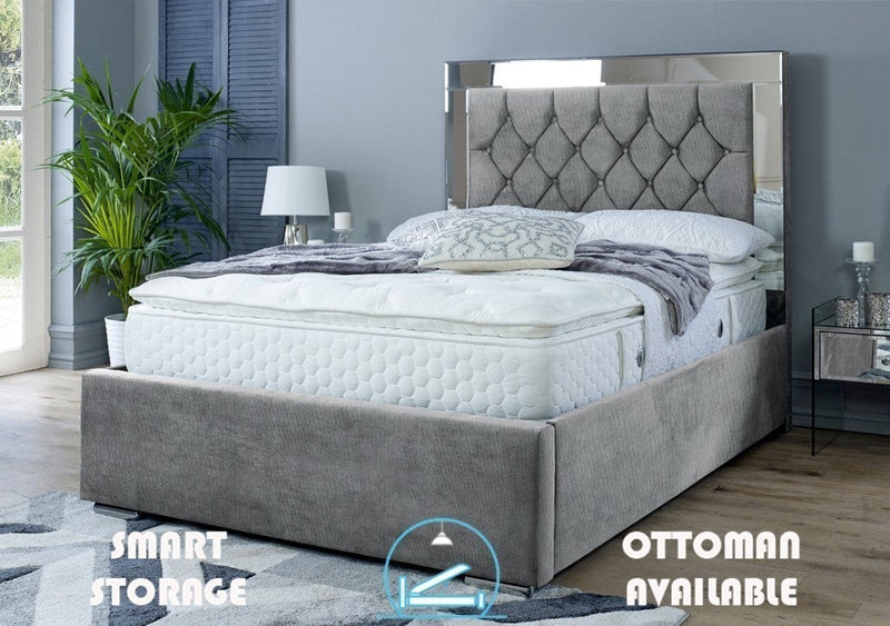 Dormer 3ft Single Bed Frame - Velvet Black